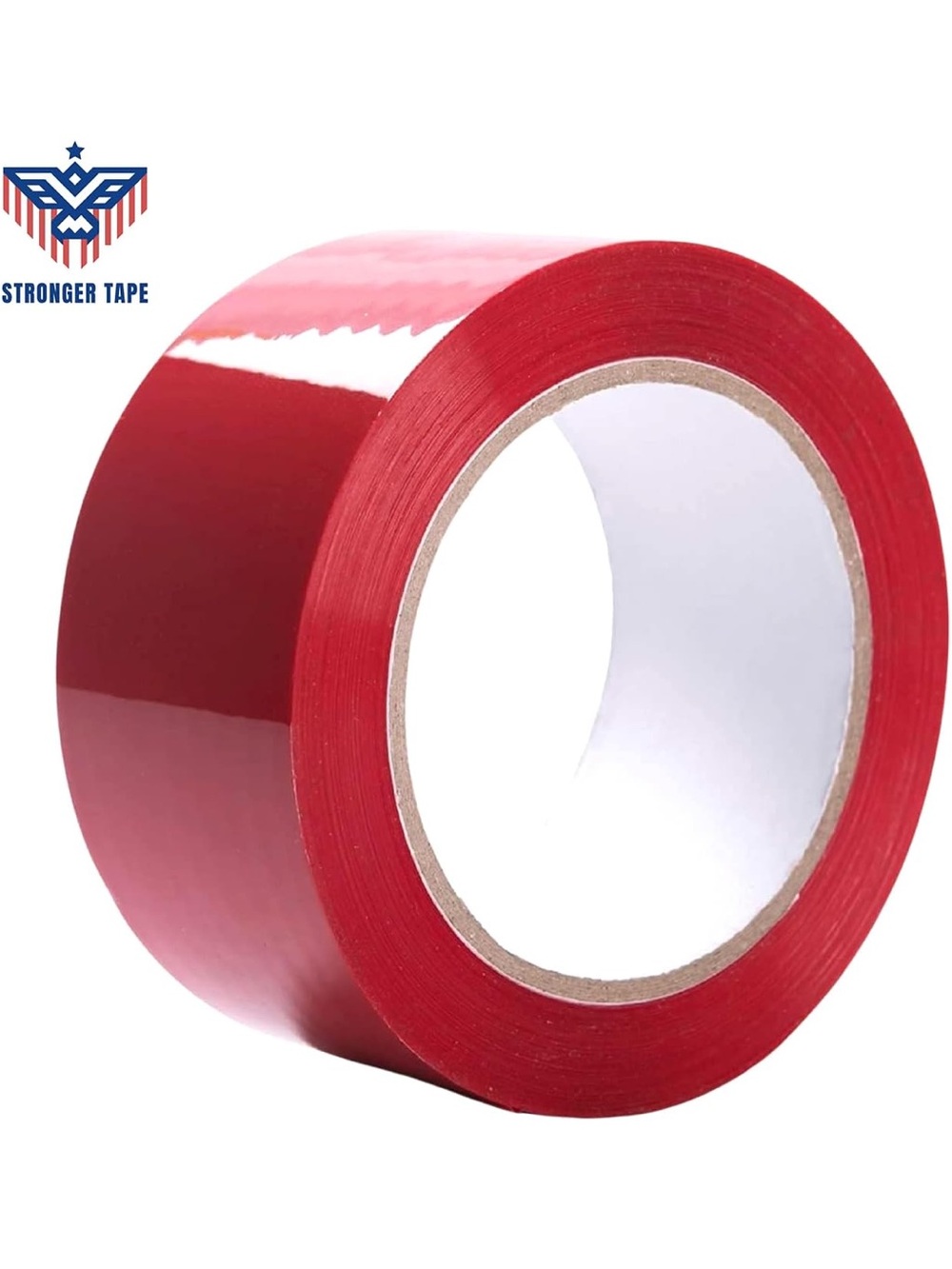 Red Carton Sealing Tape, Packing Tape, 2" Inch x 110 Yards, 330 FEET